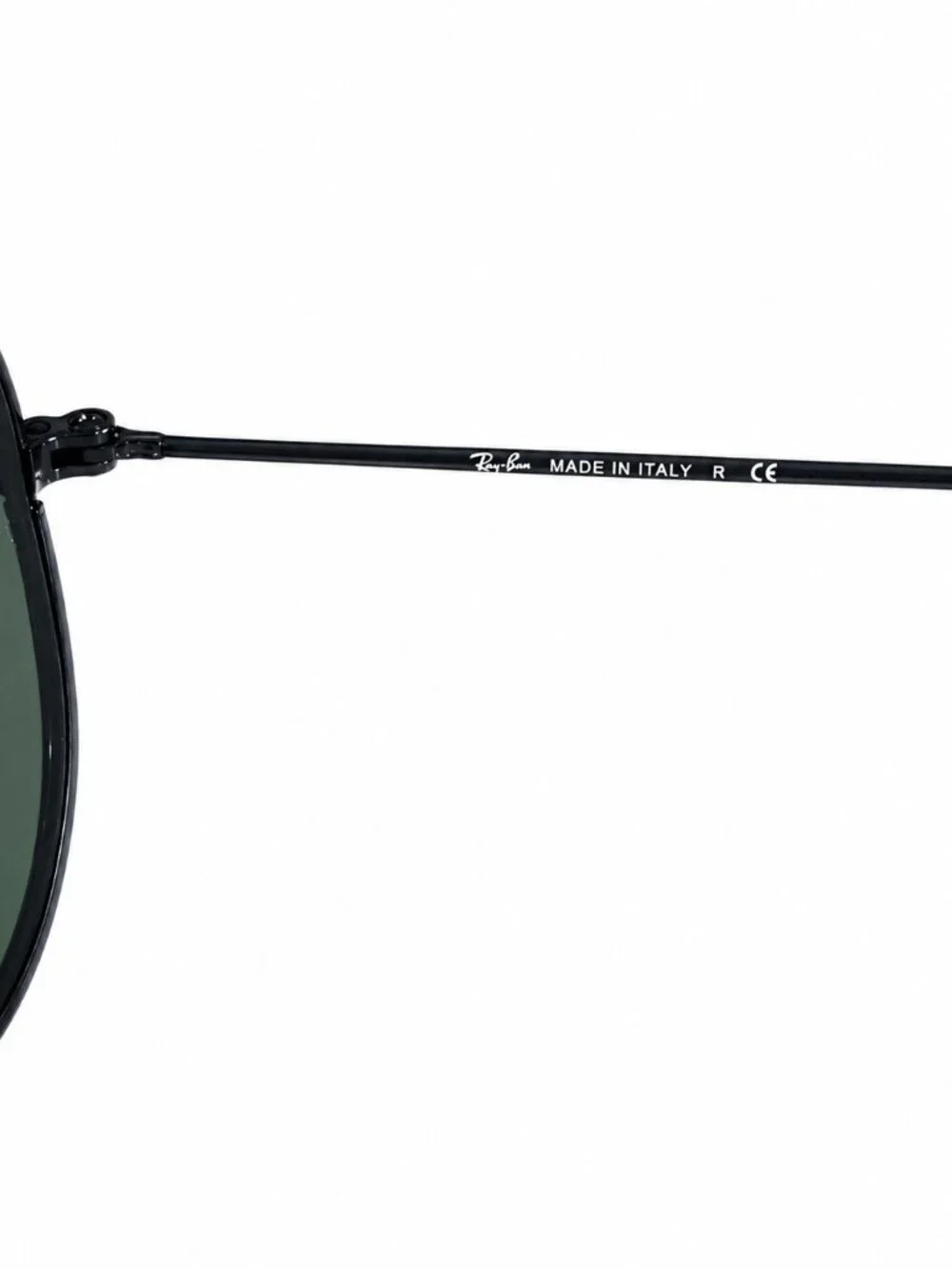 Ray-Ban RB3025JM Aviator Full Color Black Sunglasses 58-14 Italy w/ Case